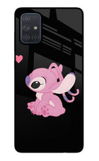 Angel Crush Samsung A71 Glass Case