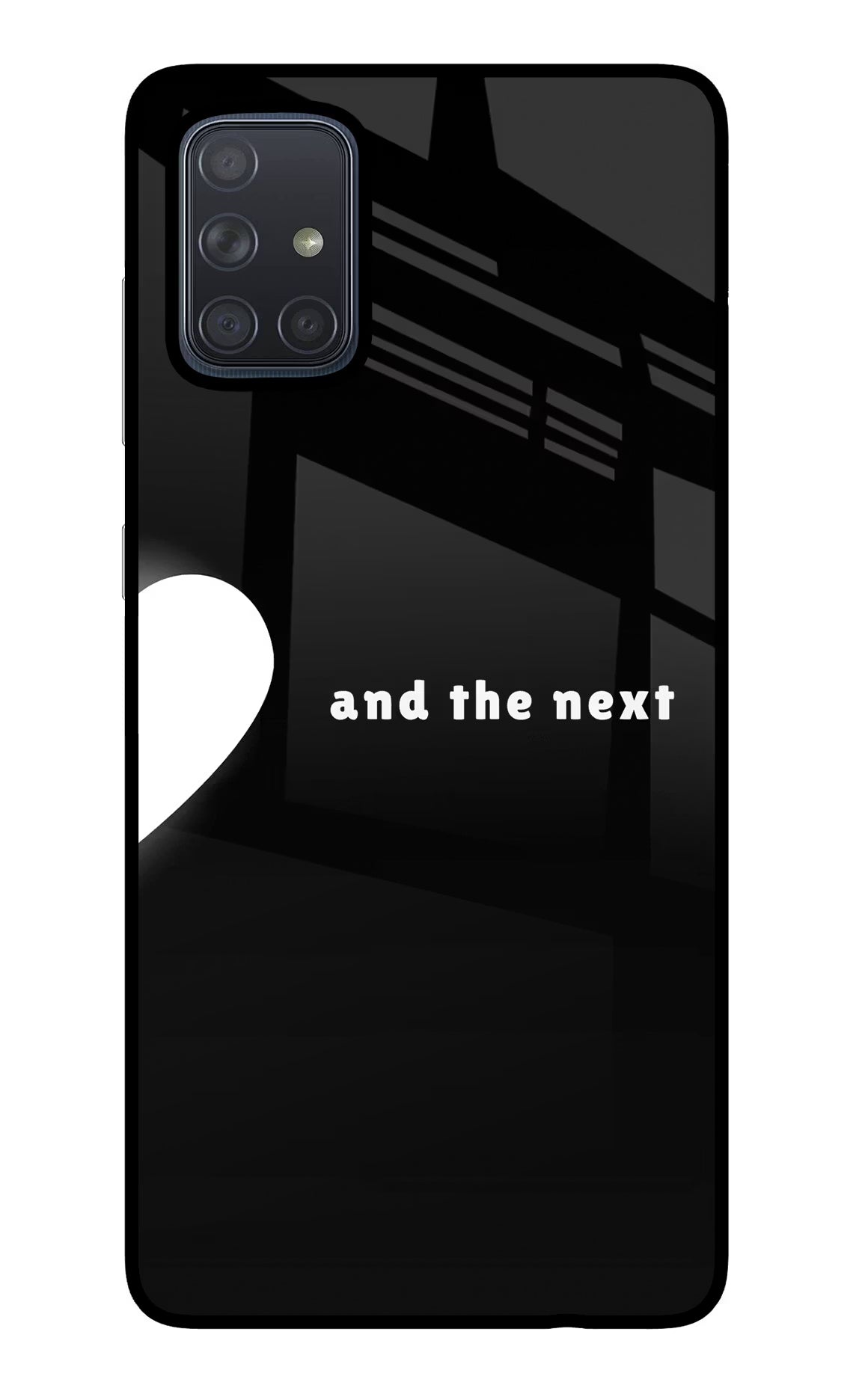 Next World Samsung A71 Glass Case
