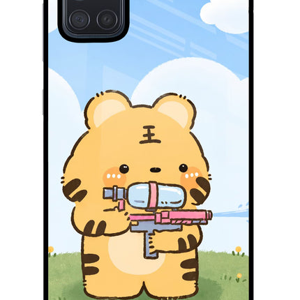 Tiger Treat Samsung A71 Glass Case