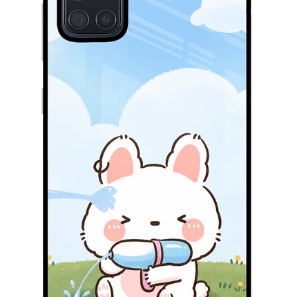 Bunny Treat Samsung A71 Glass Case