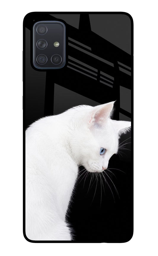 Snow Gaze Samsung A71 Glass Case