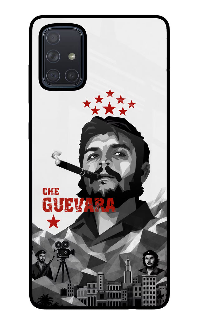 Che Guevara Iconic Samsung A71 Glass Case Back Cover by Casekaro