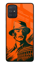 Bhagat Singh Legacy Samsung A71 Glass Case