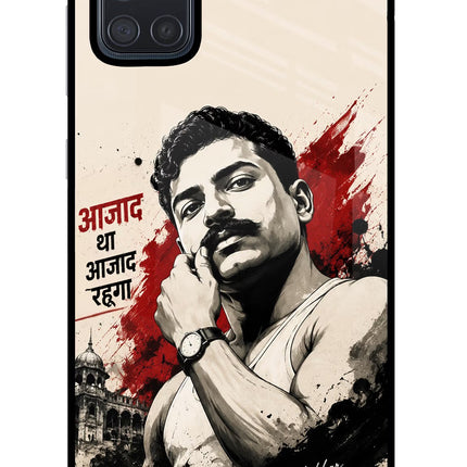 Chandrashekhar Azad Fearless Samsung A71 Glass Case