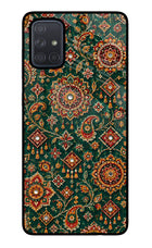 Green Pataka Samsung A71 Glass Case