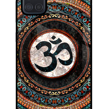 Om Culture Samsung A71 Glass Case