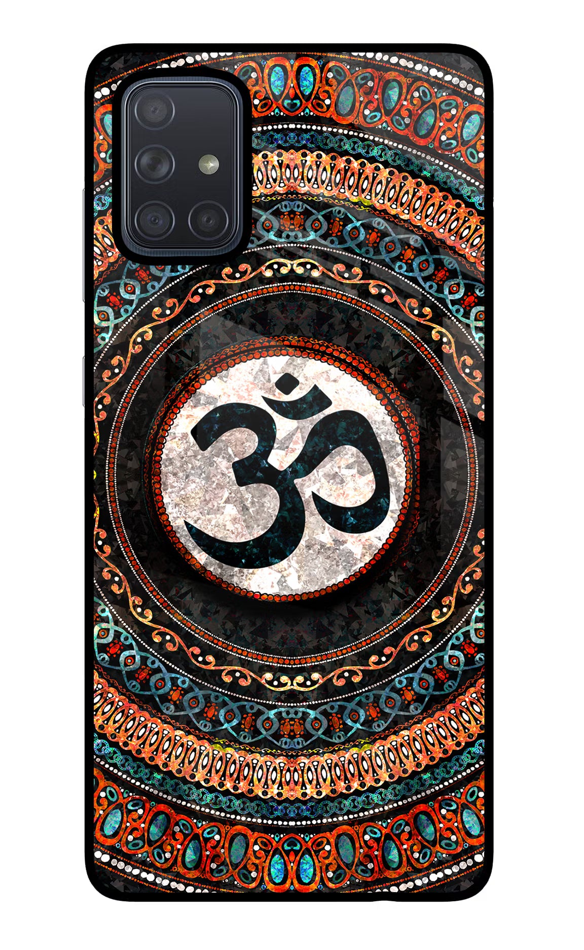 Om Culture Samsung A71 Glass Case