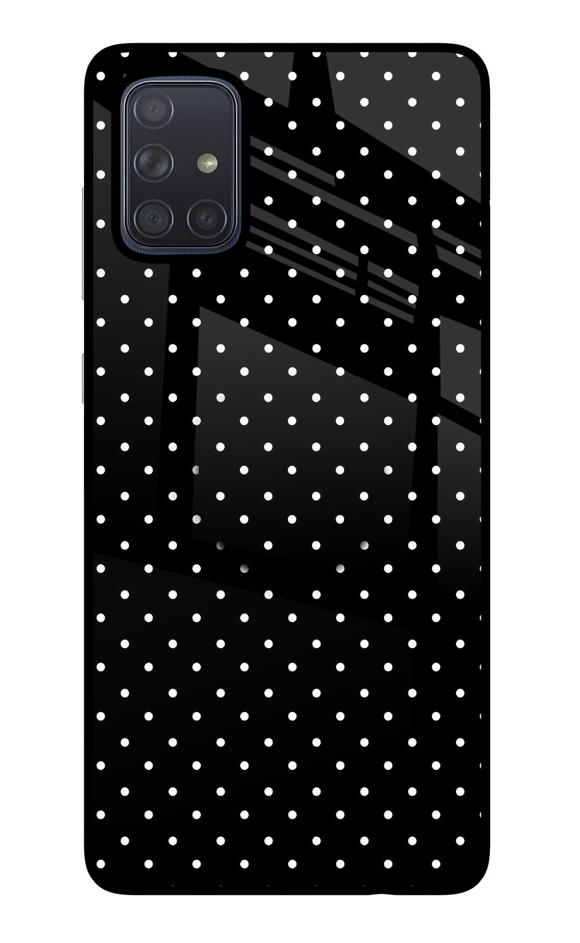 White Dots Samsung A71 Pop Case