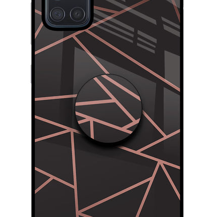 Geometric Pattern Samsung A71 Glass Case