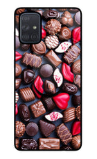 Chocolates Samsung A71 Pop Case by Casekaro