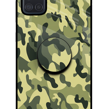 Camouflage Samsung A71 Pop Case by Casekaro