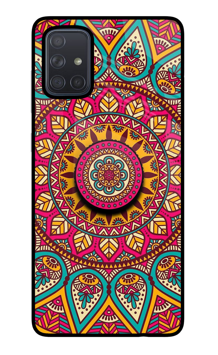 Mandala Samsung A71 Pop Case, Glass case