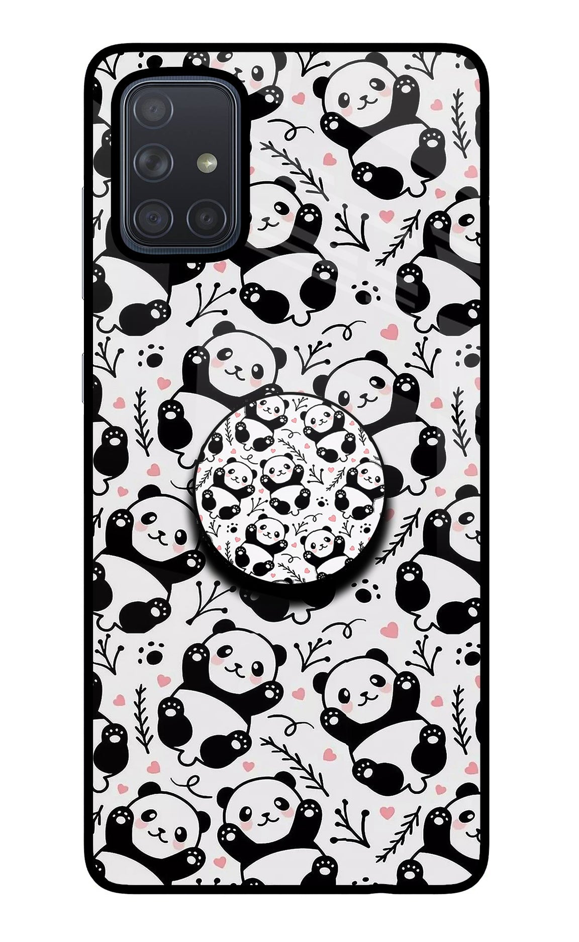 Cute Panda Samsung A71 Pop Case