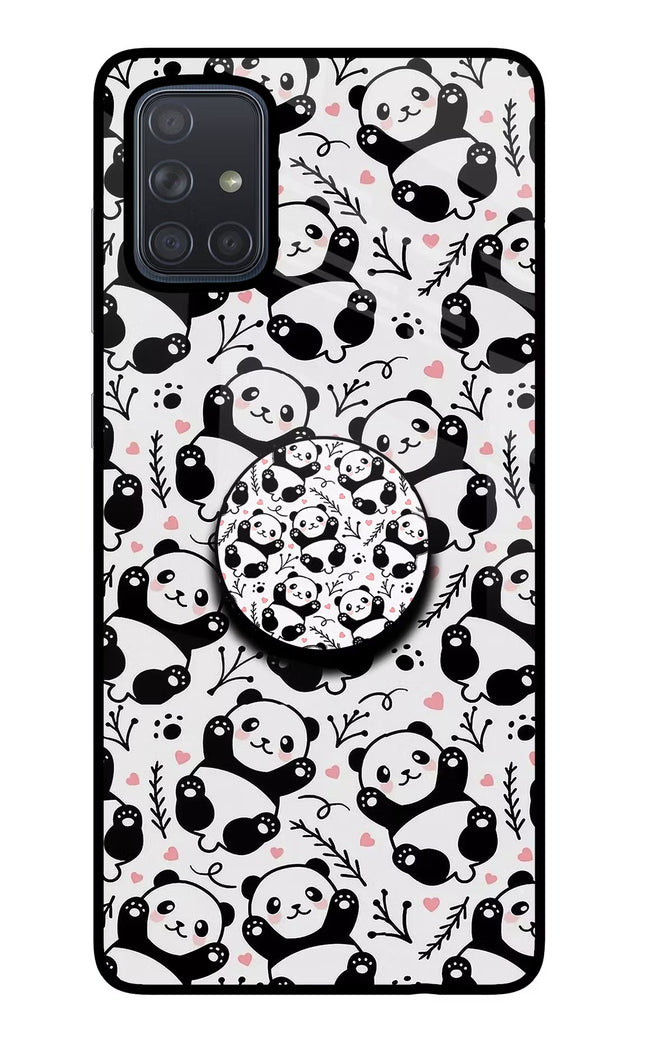 Cute Panda Samsung A71 Pop Case by Casekaro
