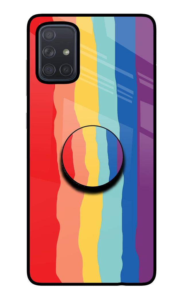 Rainbow Samsung A71 Pop Case by Casekaro