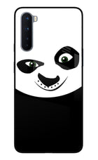 Panda Oneplus Nord Glass Case Back Cover by Casekaro
