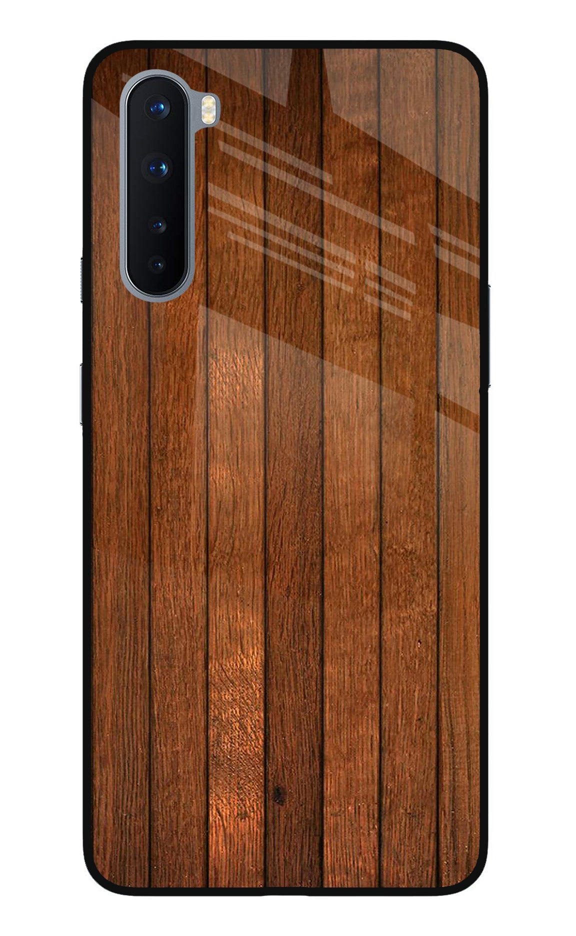 Wooden Artwork Bands Oneplus Nord Back Cover