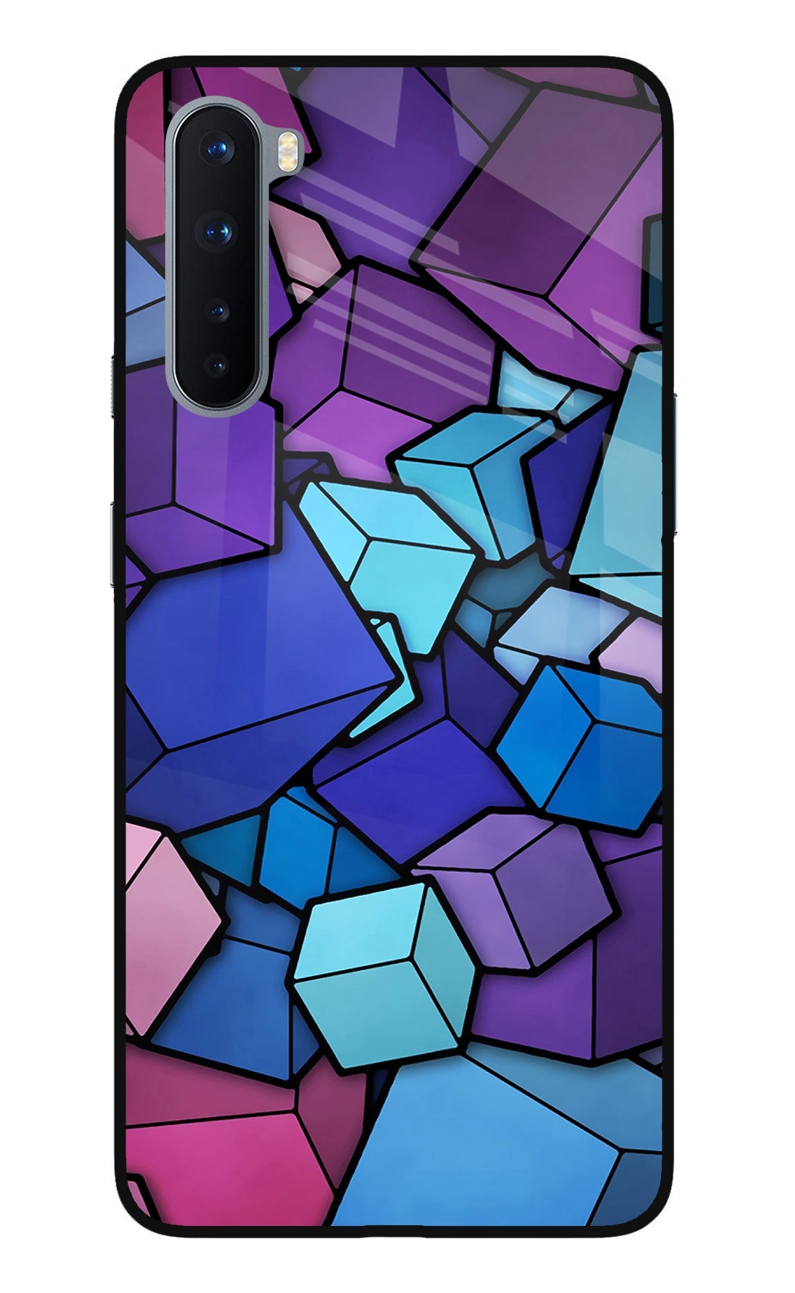 Cubic Abstract Oneplus Nord Back Cover