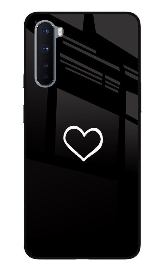Heart Oneplus Nord Glass Case