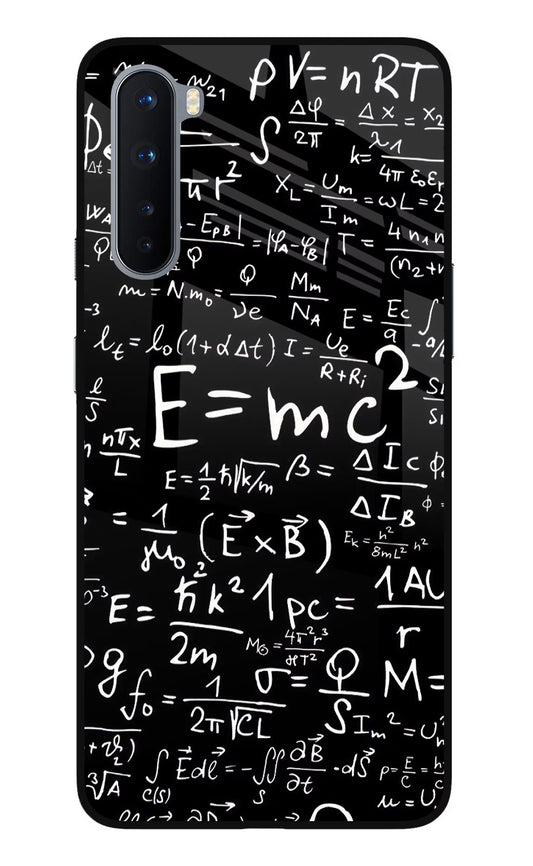 Physics Formula Oneplus Nord Glass Case