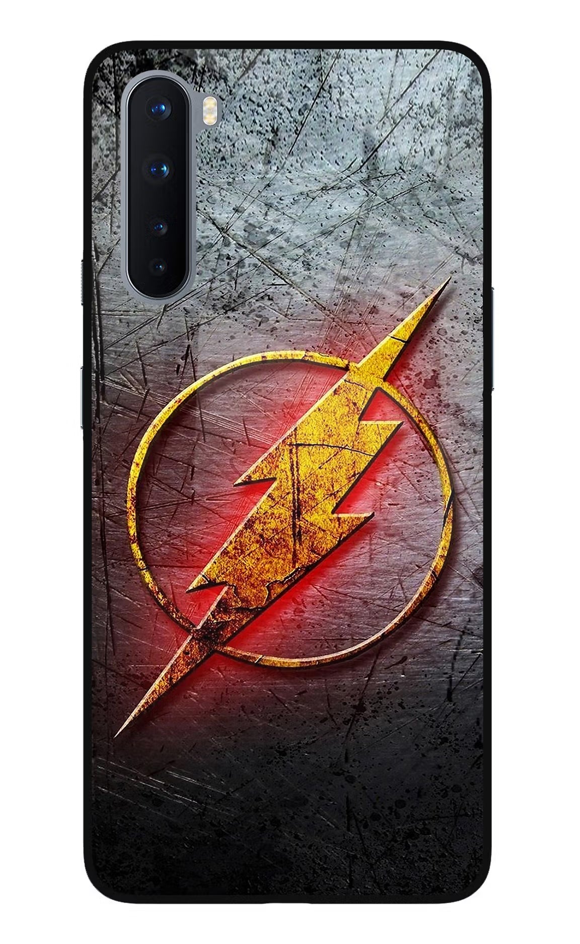 Flash Oneplus Nord Glass Case Back Cover by Casekaro