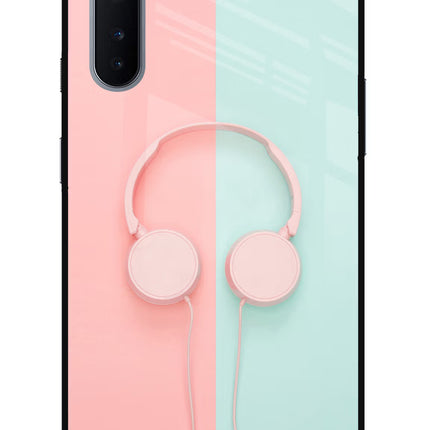 Music Lover Oneplus Nord Glass Case Back Cover by Casekaro