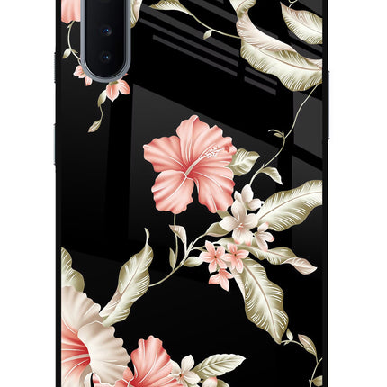 Flowers Oneplus Nord Glass Case