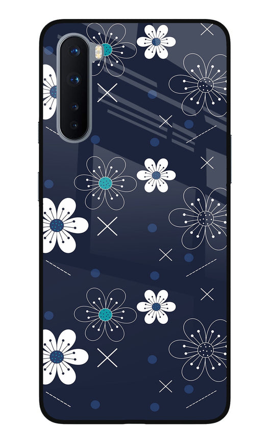 Flowers Oneplus Nord Glass Case