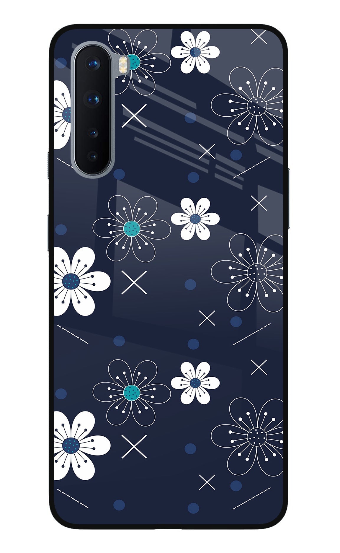 Flowers Oneplus Nord Back Cover