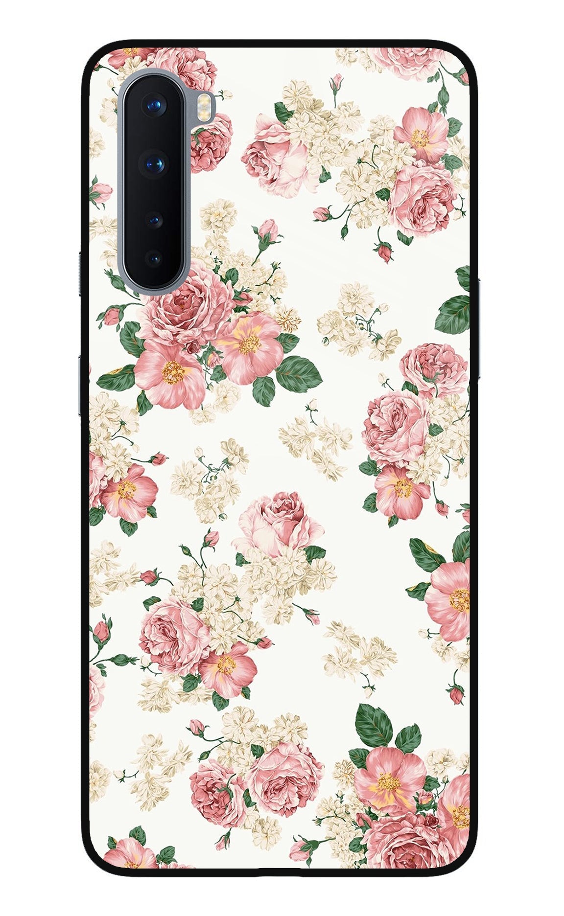 Flowers Oneplus Nord Back Cover