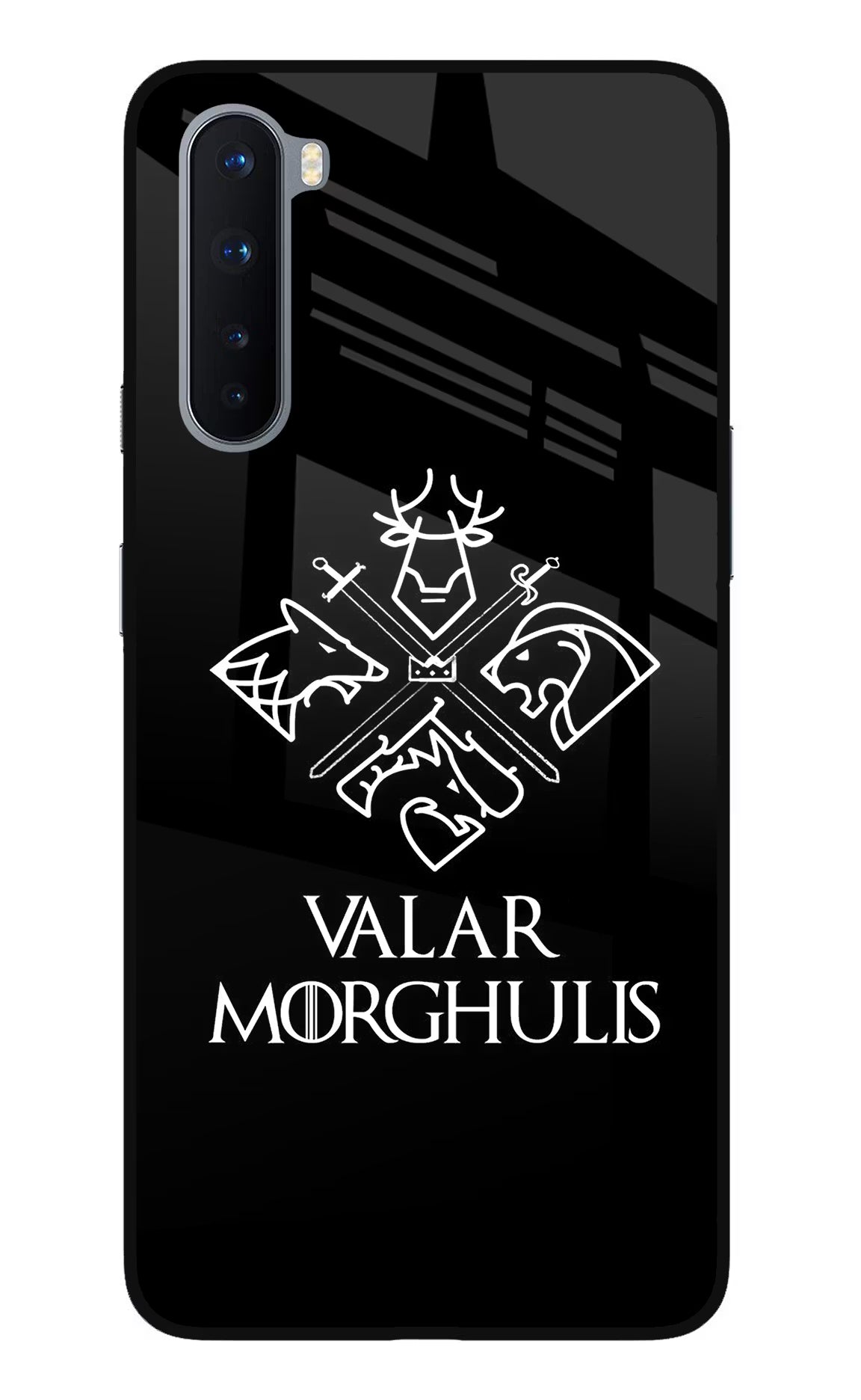 Valar Morghulis | Game Of Thrones Oneplus Nord Glass Case Back Cover by Casekaro