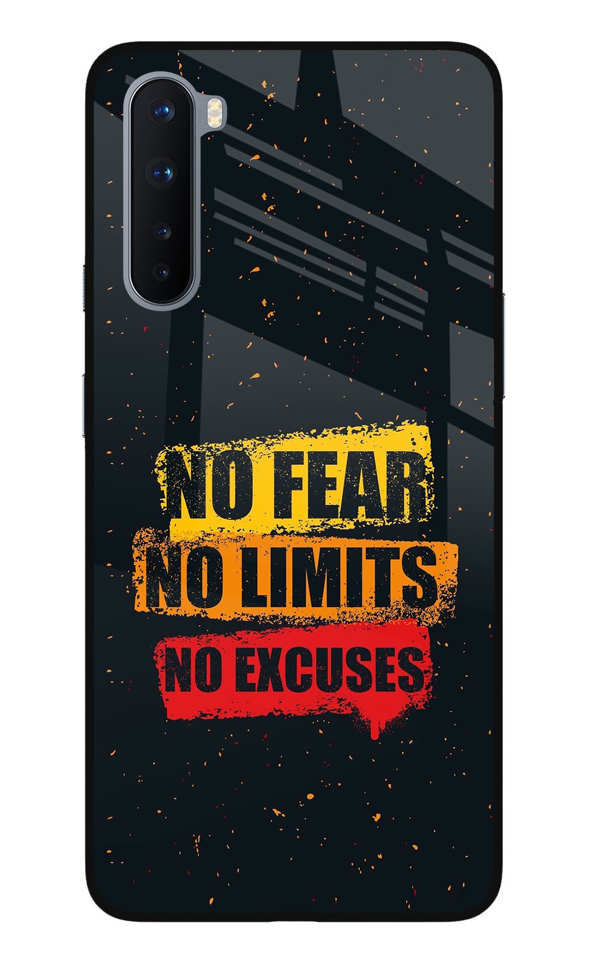 No Fear No Limits No Excuse Oneplus Nord Back Cover