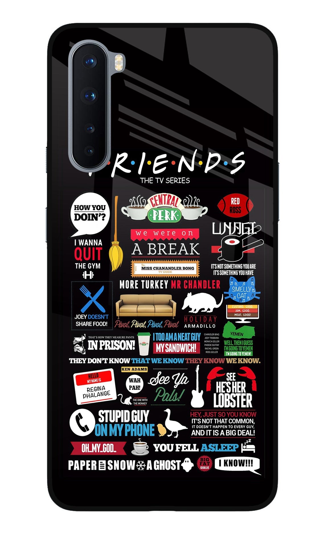 FRIENDS Oneplus Nord Glass Case