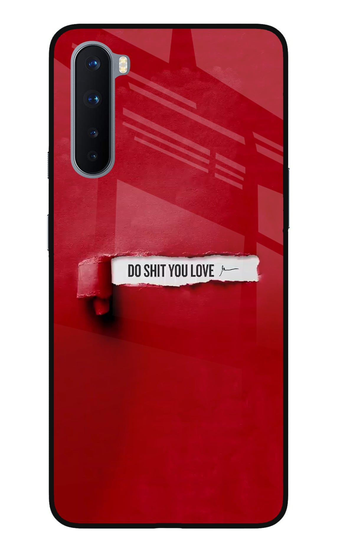 Do Shit You Love Oneplus Nord Glass Case