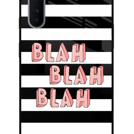 Blah Blah Blah Oneplus Nord Glass Case