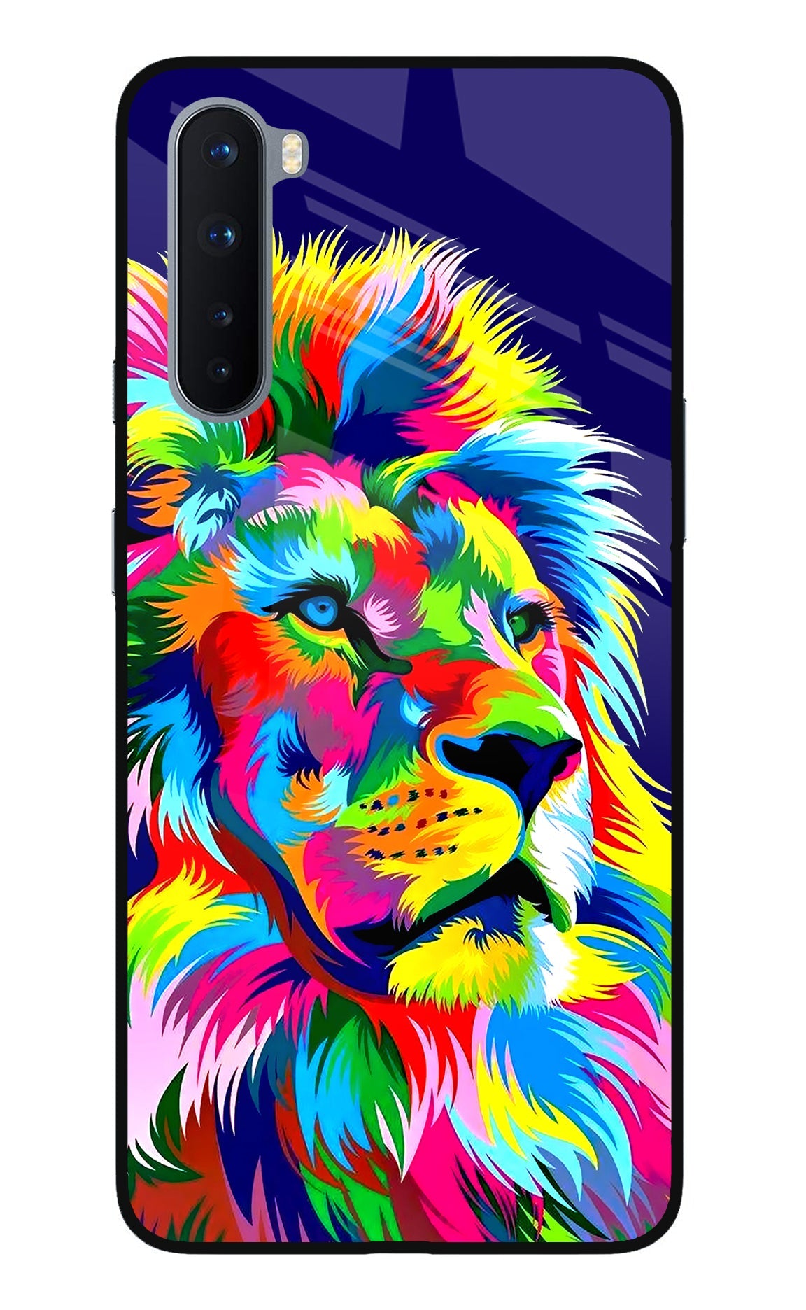 Vector Art Lion Oneplus Nord Back Cover