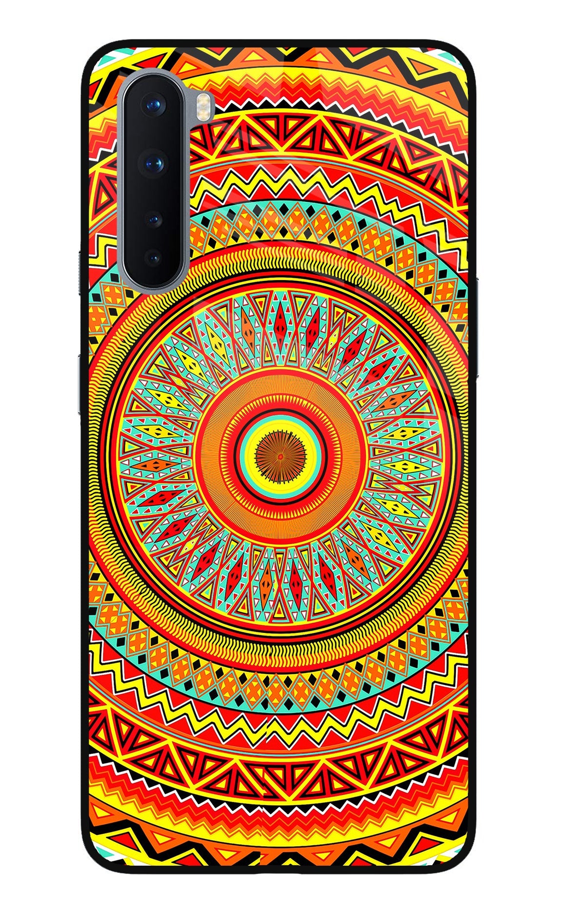 Mandala Pattern Oneplus Nord Glass Case