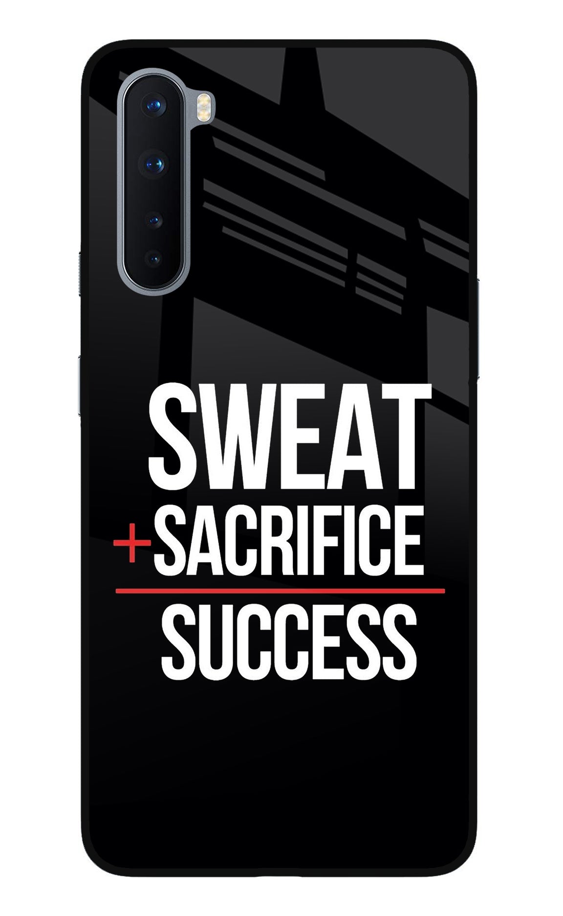 Sweat Sacrifice Success Oneplus Nord Back Cover