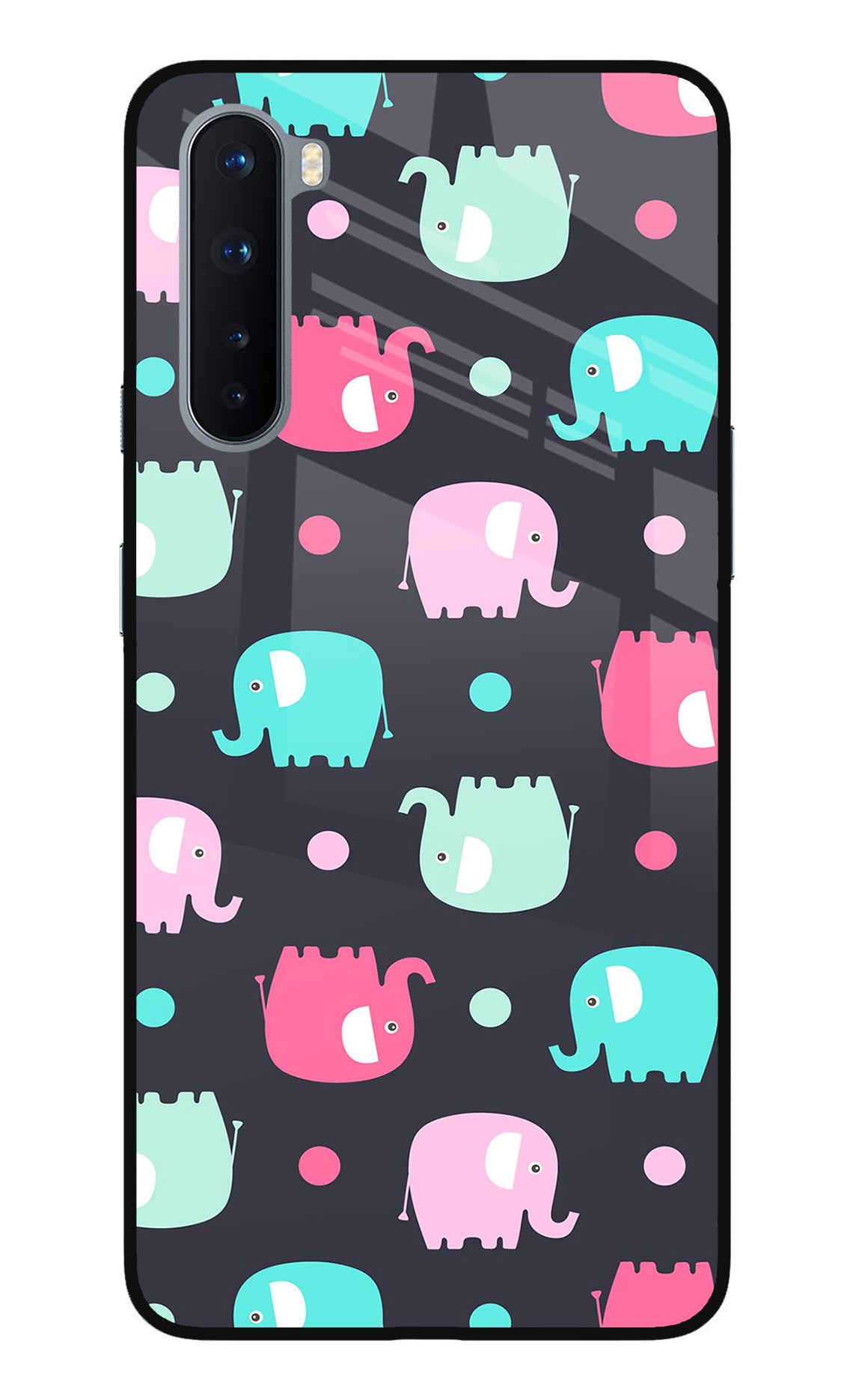 Elephants Oneplus Nord Back Cover