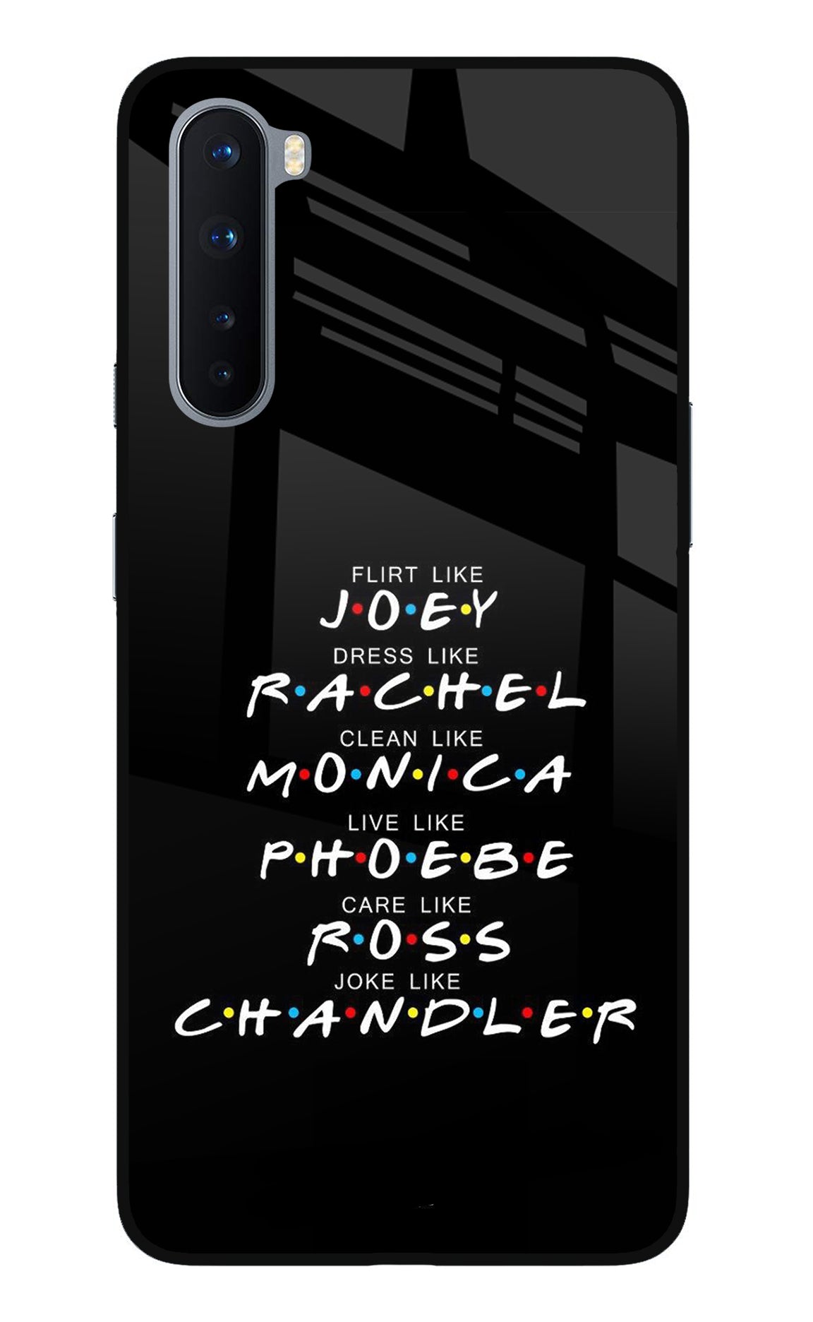 FRIENDS Character Oneplus Nord Back Cover