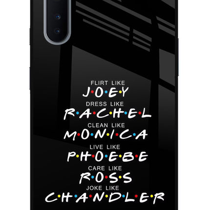 FRIENDS Character Oneplus Nord Glass Case