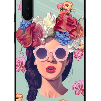 Pretty Girl Oneplus Nord Glass Case Back Cover by Casekaro
