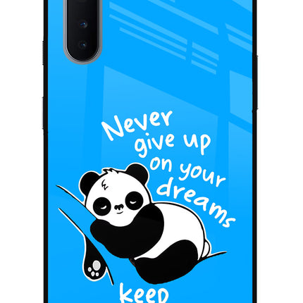 Keep Sleeping Oneplus Nord Glass Case