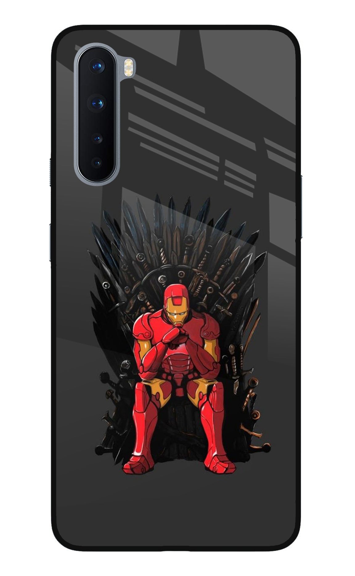 Ironman Throne Oneplus Nord Glass Case