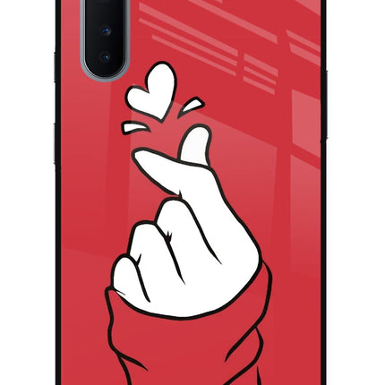 Korean Love Sign Oneplus Nord Glass Case