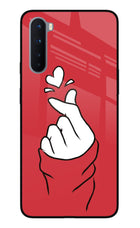 Korean Love Sign Oneplus Nord Glass Case