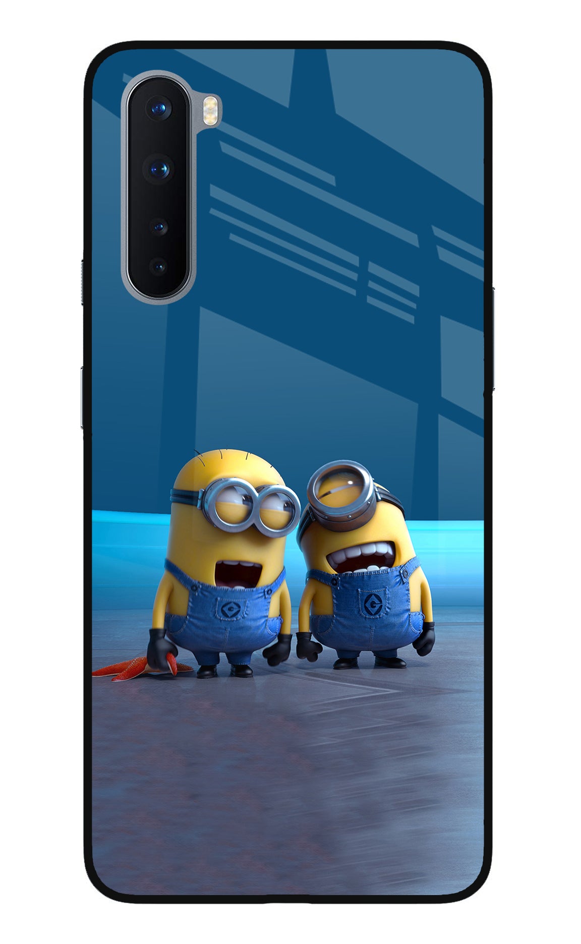 Minion Laughing Oneplus Nord Glass Case