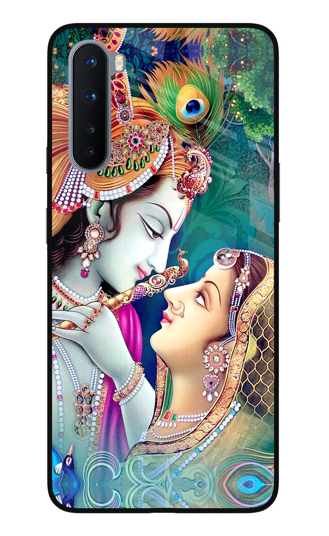 Lord Radha Krishna Oneplus Nord Glass Case