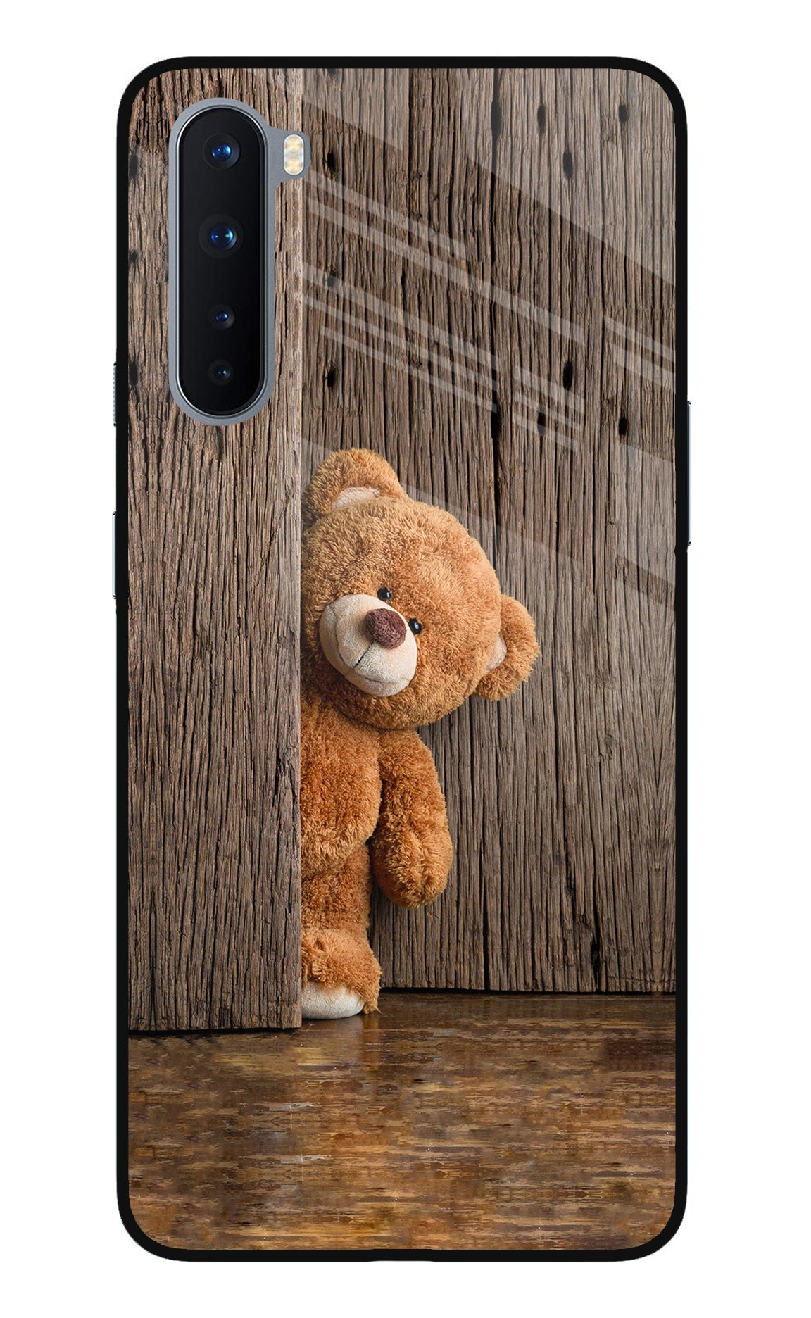 Teddy Wooden Oneplus Nord Back Cover