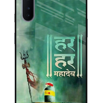 Har Har Mahadev Shivling Oneplus Nord Glass Case